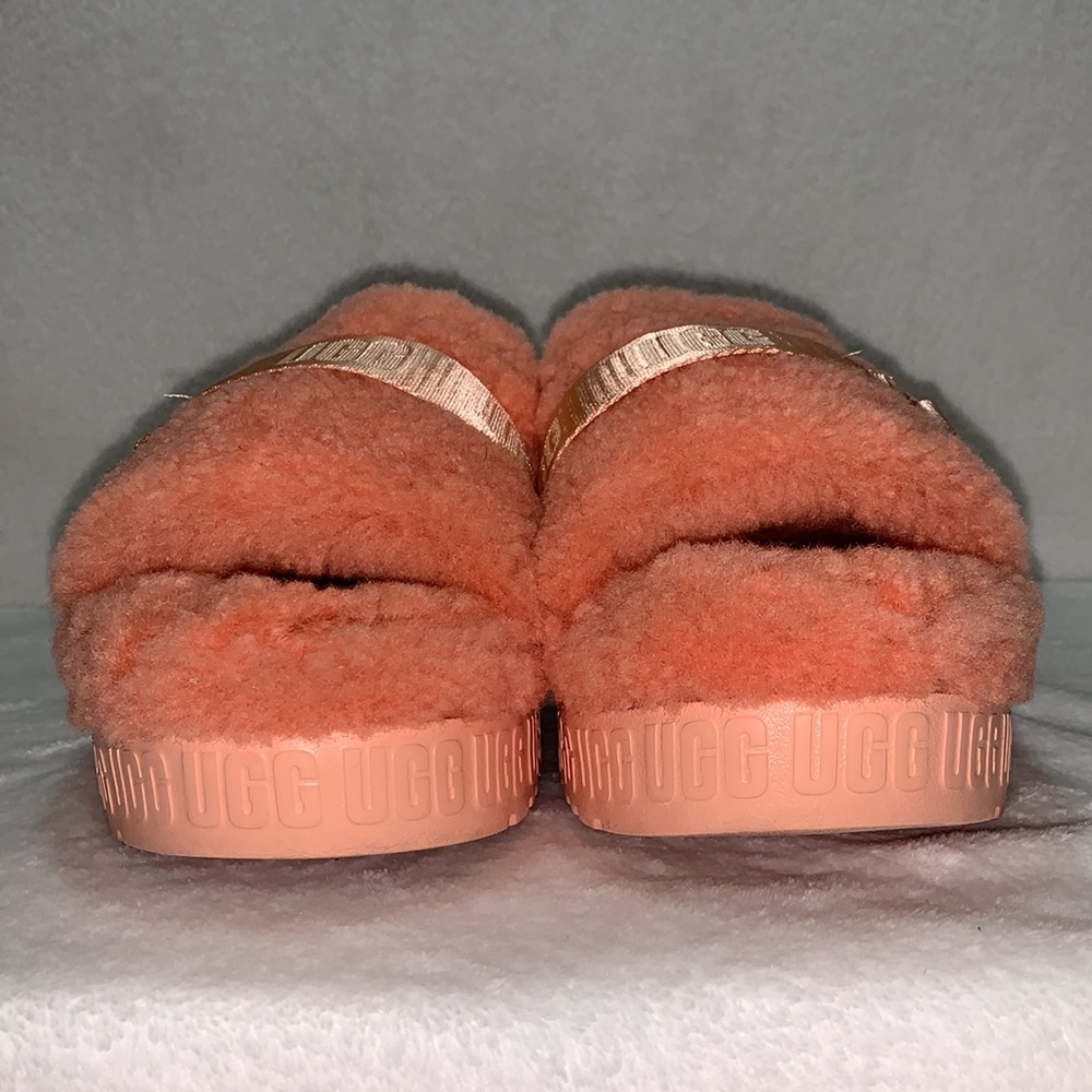 UGG FLUFFITA SLIDE BEVERLY PINK women’s size 9 - Picture 3 of 9